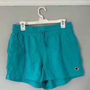 Champion Blue Athletic Shorts Elastic Waistband